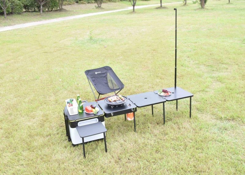 Folding Picnic Table with Gas Stoven