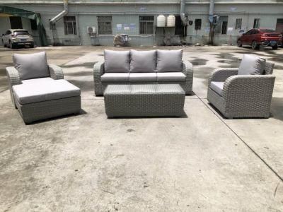Modern New Darwin or OEM Grey Garden Rattan Corner Sofa Sale