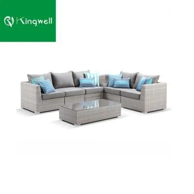 Exclusive Classy Leisure Garden Furniture Outdoor Rattan Sofa Used on Resort Villa