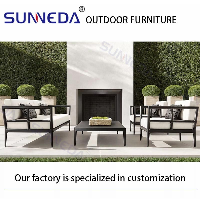 High Quality Outdoor New Design Leisure Special Aluminum Patio Sofa