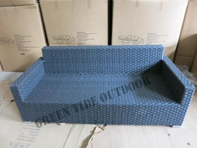 Classic Outdoor Garden Rattan Furniture Wicker Woven Sofa Set 4PCS for Hotel Home