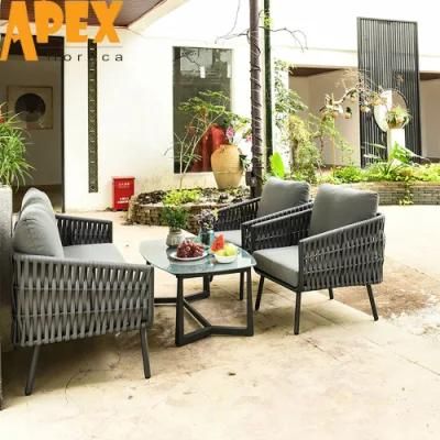 Modern Hotel Rope Chair Garden Furniture Modular Sofa Set Wholesale