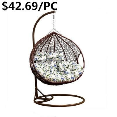 Popular Double Seat Relaxing Garden Egg Hotel Balcony Swing Chair
