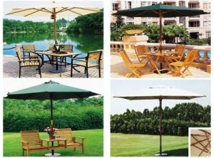 Luxury Wooden Umbrella Used in Garden