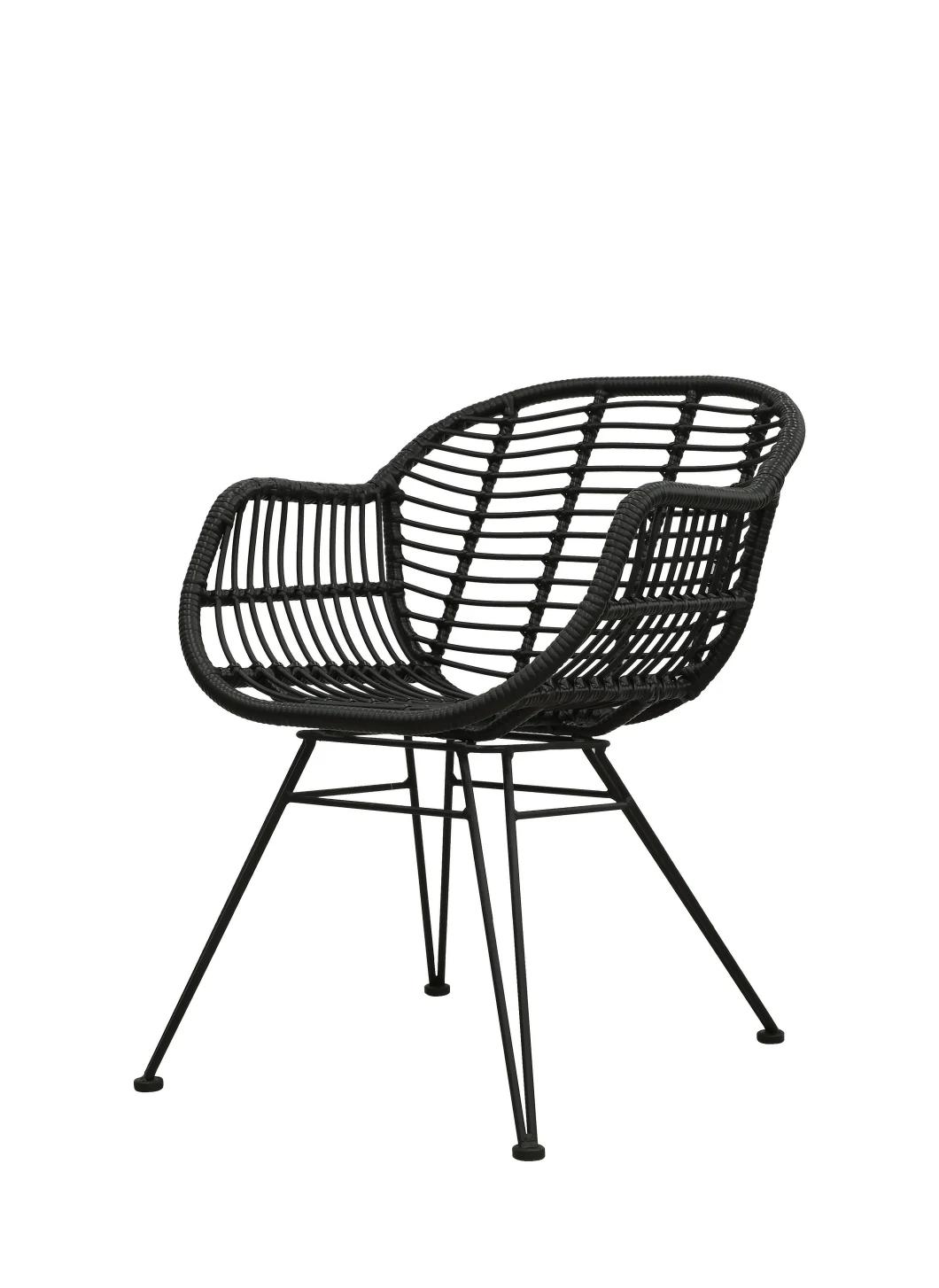 Factory Price Non Wood Rattan Garden Wicker Tablet Stackable Furniture Outdoor Chair