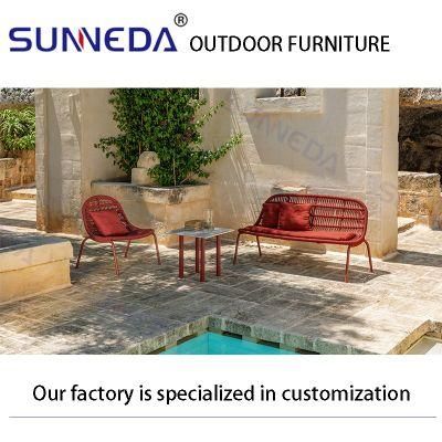 Modern Picnic Patio Outside Metal Outdoor Storage Garden Bench Furniture