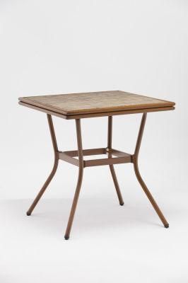 Factory Direct Outdoor Textile Aluminum Table