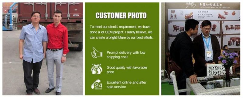 New Product Rattan Outdoor Balcony Furniture for Rattan Sofa Stools and Table