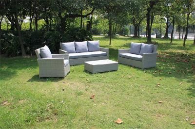 Wrapped Paper/ Carton Box Garden Sofa Sale Wicker Sectional Outdoor