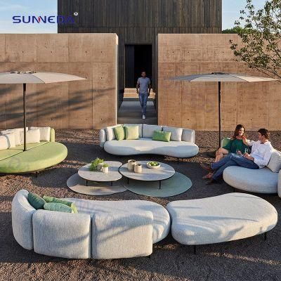 Luxury Outdoor Modern Leisure Aluminum Sectional Garden Sofa Furniture