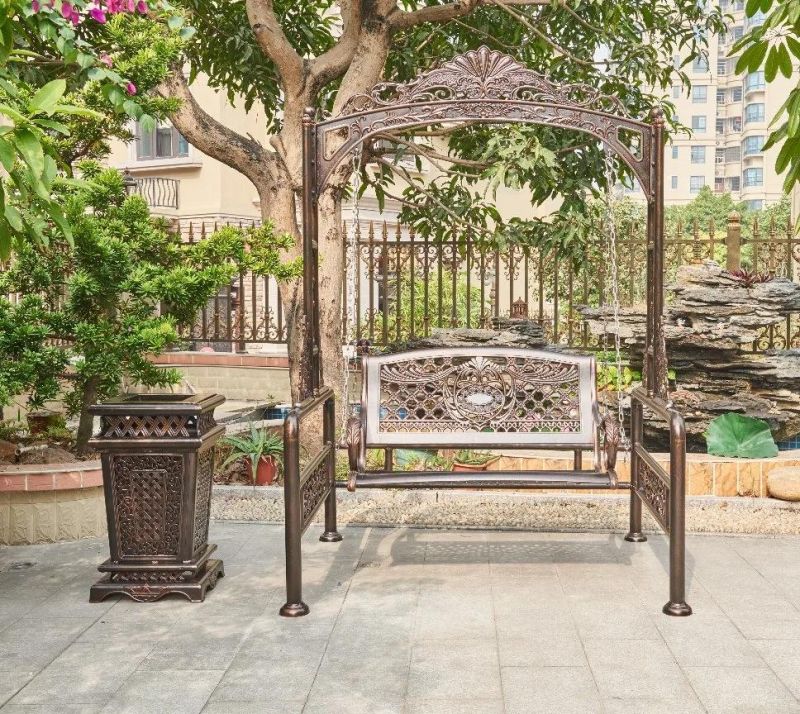 Outdoor Used Garden Cast Aluminum Swing