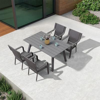 Garden Dining Table Chair Rattan Chair Courtyard Outdoor Teng Chair