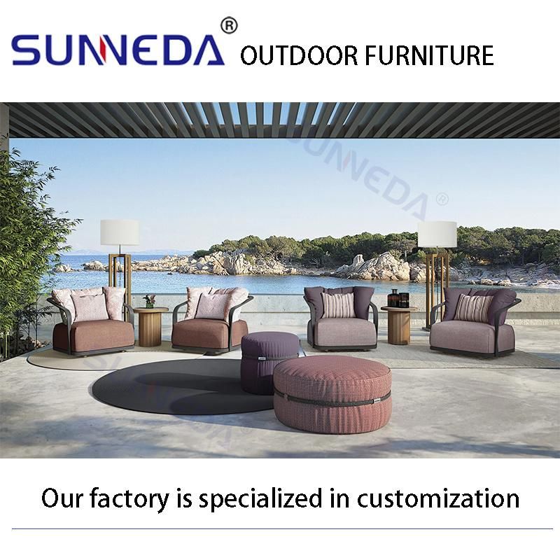 Wholesale Lounge Creative Design Upholstered Durable Outdoor Simple Sofa Furniture
