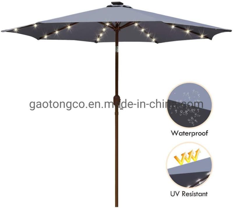 Aluminum Garden Parasol Outdoor Sunshade Patio Parasol Beach Umbrella