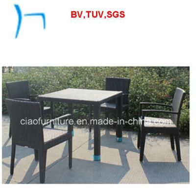 F- Outdoor Furniture Rattan Garden Dining Furniture Wicker Table (CF941T+CF941C)
