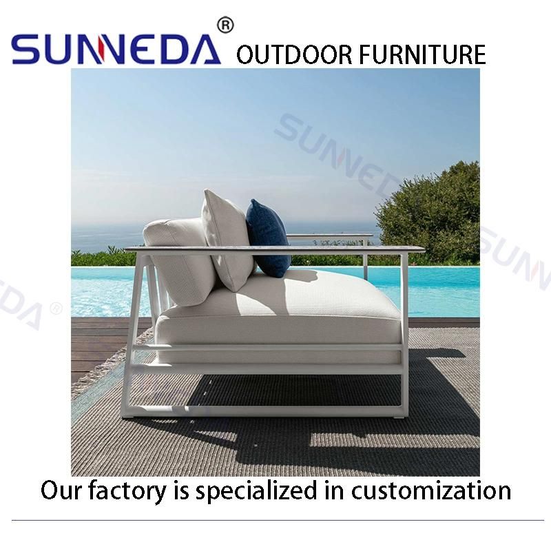 New Design China Style Durable Aluminium Soft Modern Furniture Set