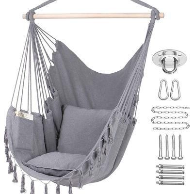 Garden Outdoor Swing Chair Hammock with Soft Pillow