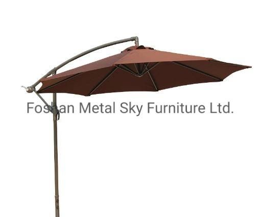 Outdoor Garden Marble Roman Folding Cantilever Parasols Patio Banana Umbrellas