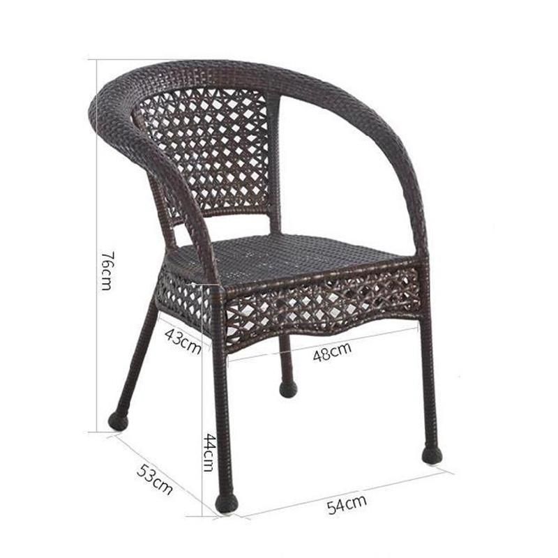Modern Design Outdoor Furiture Salon Garden Leisure Dining Rattan Chair