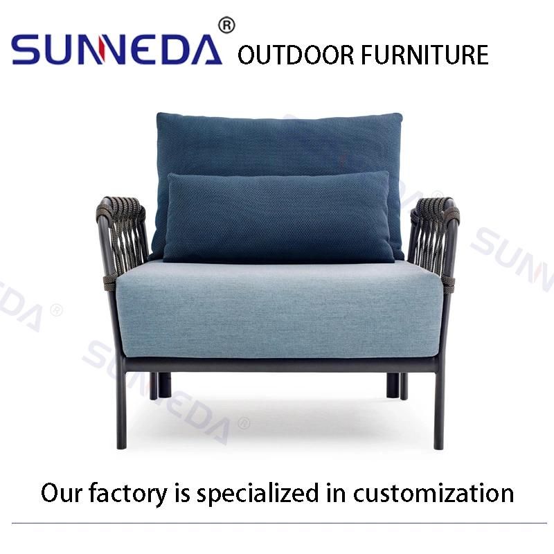 Leisure Outdoor Aluminum Tube Frame UV Full Set Upholstery Furniture