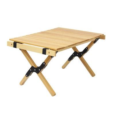 Wholesealer Custom Outdoor Foldable Lightweight Portable Small Wood Garden Table