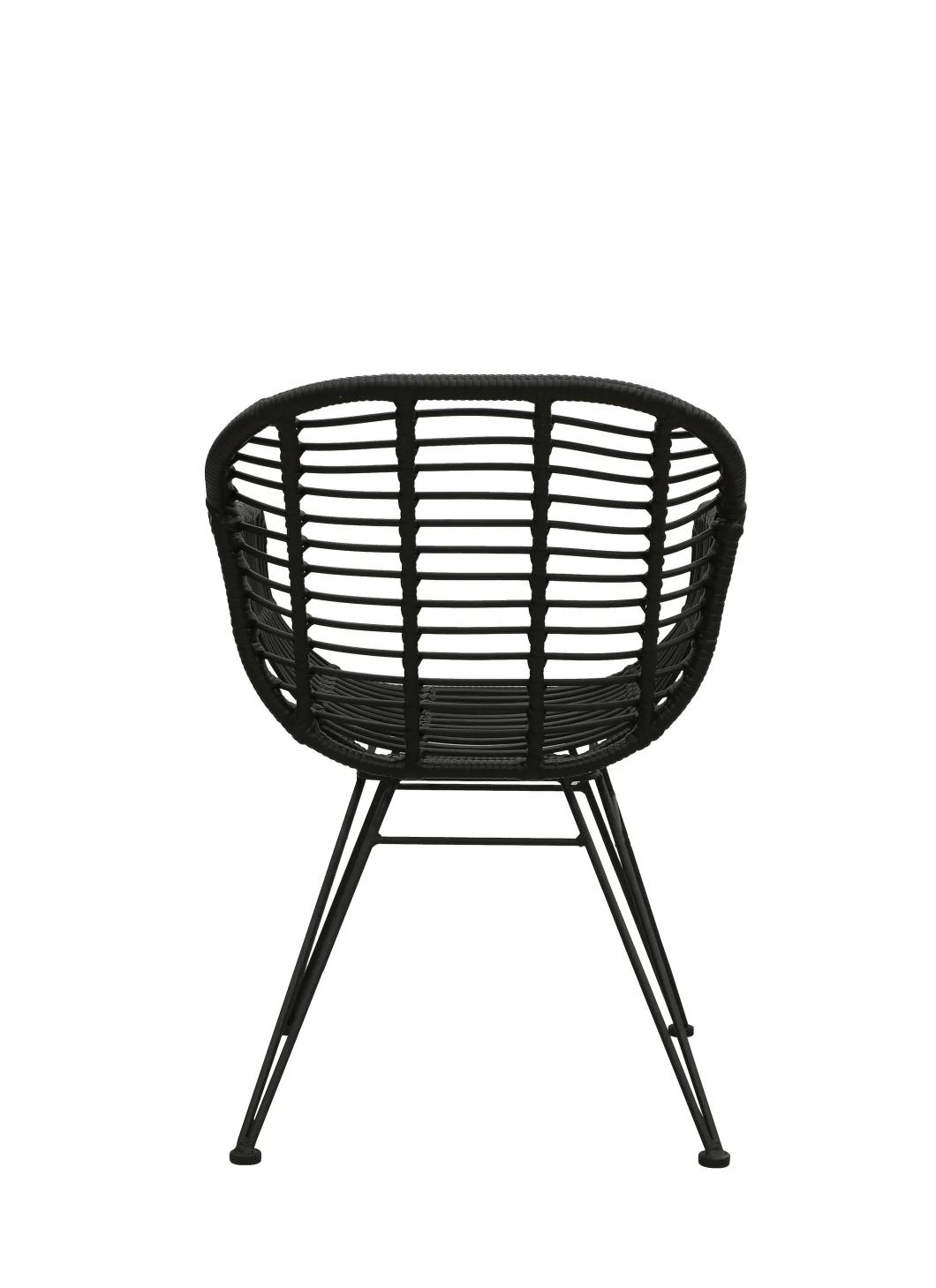 Factory Price Non Wood Rattan Garden Wicker Tablet Stackable Furniture Outdoor Chair