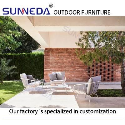 Customize Durable Fashion Patio Dining Picnic Hotel Restaurant Outdoor Sofa Furniture