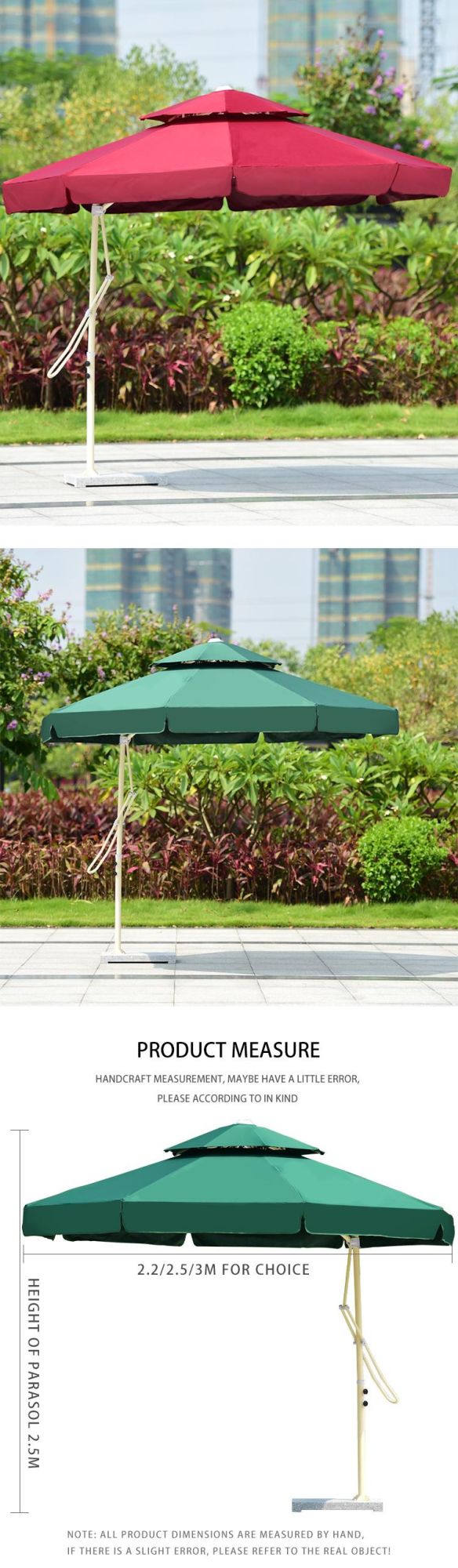 Outdoor Patio Garden Outdoor Sunshade Furniture Umbrella