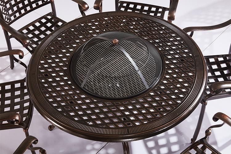 Outdoor Furniture for BBQ Set in Foshan Patio Furniture Restaurant