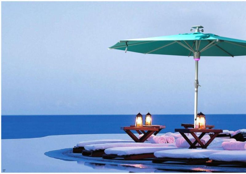 Aluminum Garden Parasol Outdoor Sunshade Patio Parasol Beach Umbrella
