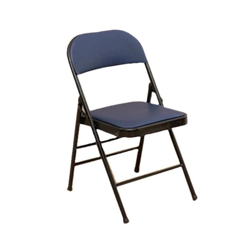 Fashion Metal Frame Armless Outdoor Plastic Dining Foldable Folding Chair