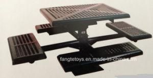 Park Bench, Picnic Table, Cast Iron Feet Wooden Bench, Park Furniture FT-Pb048