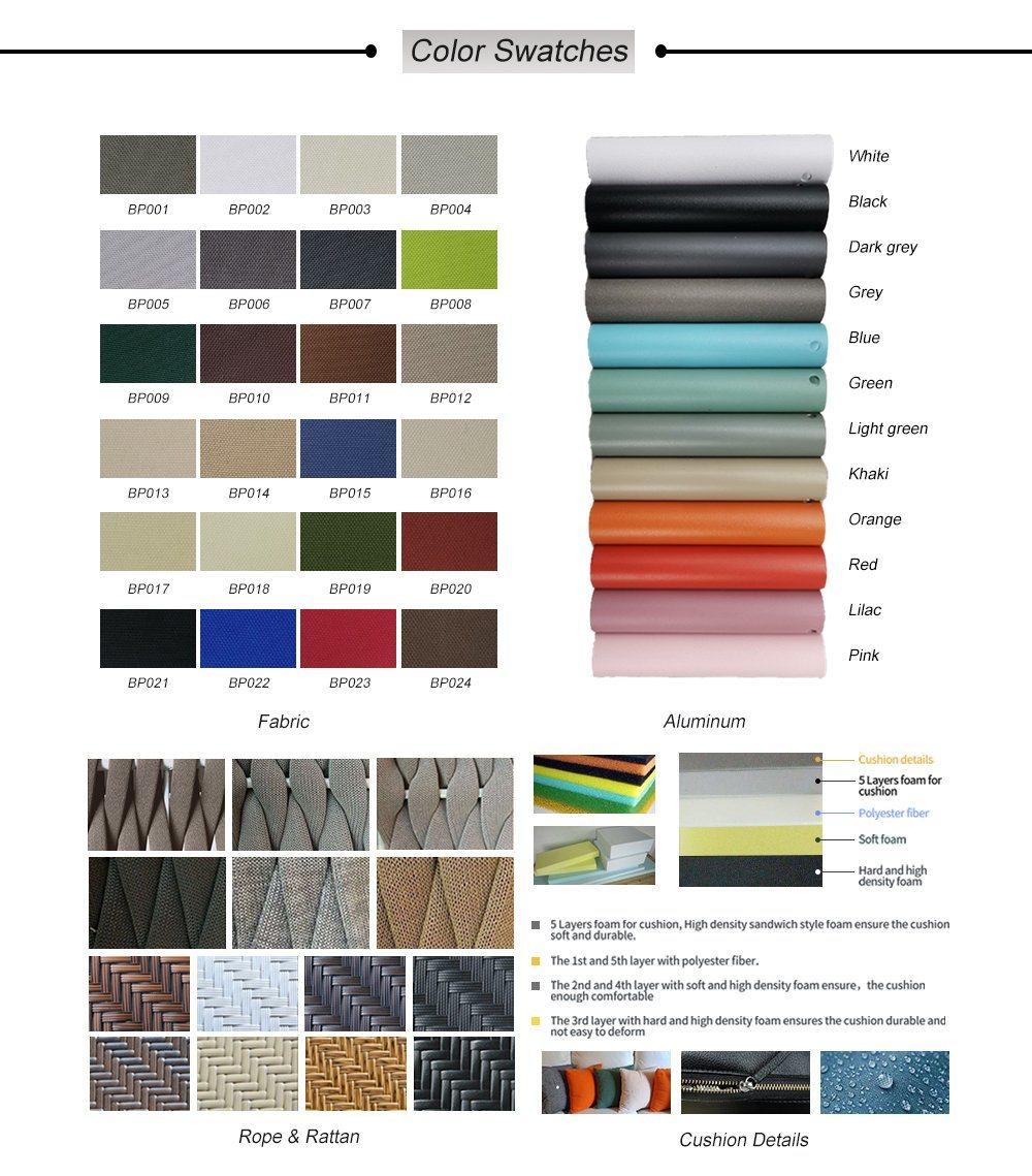 Wholesale Outdoor Balcony Furniture Rattan Woven Furniture