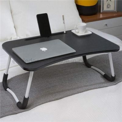 Modern Wooden Computer Desk Folding Laptop Stand in Bed iPad/Tablet