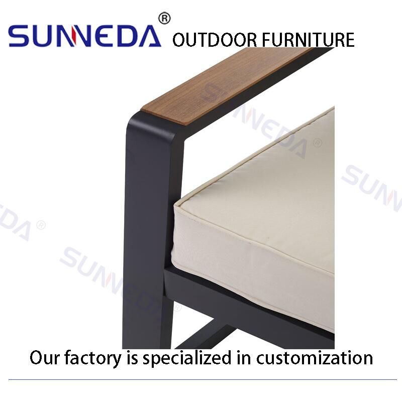 Comfortable Wholesale Garden Patio Aluminum Frame Morden Furniture Outdoor Chairs Sofa