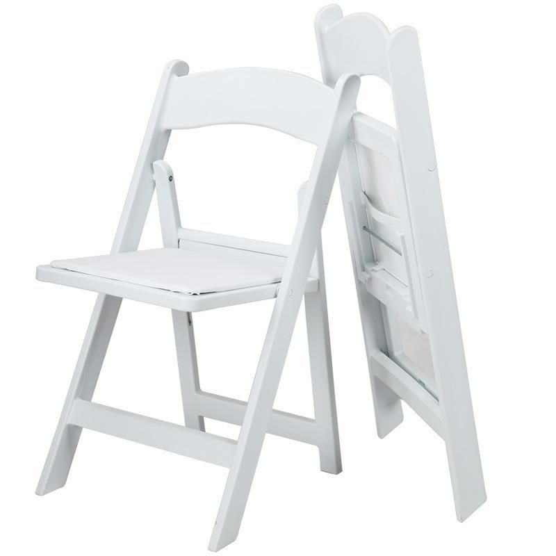 Waterproof Banquet Portable White Resin Folding Wimbledon Chairs for Kids