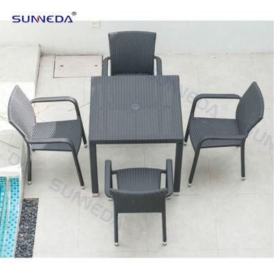 Garden Sets Leisure Furniture Outdoor Chair Patio Rattan Table with Hole