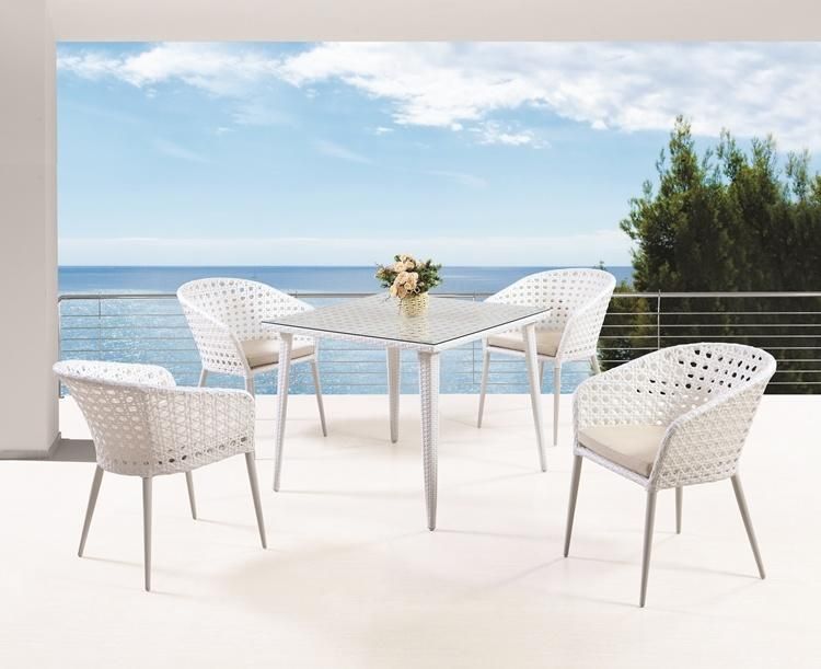 New Model Outdoor Furniture Bistro Synthetic Woven Rattan Wicker Cafe Chair