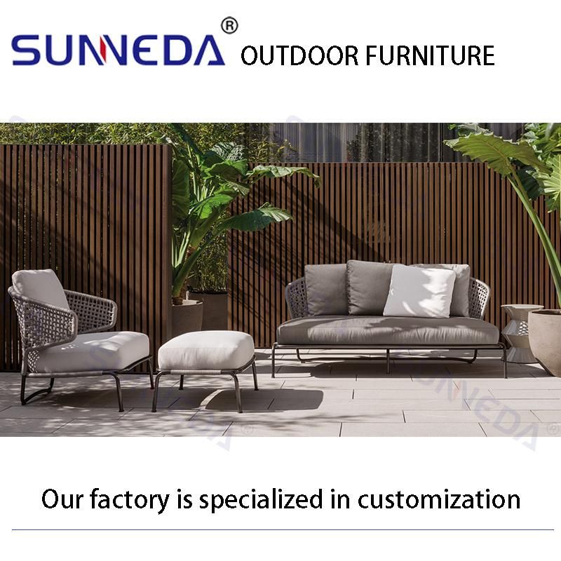 Garden Sets Outdoor Furniture Aluminum Chair Patio Lounge with Table