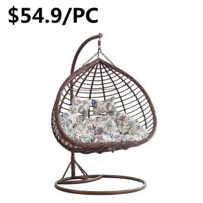 Excellent Outdoor Furniture Wicker Hotel Garden Rattan Hanging Swing Chair