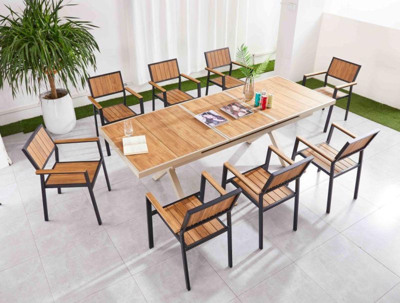 Hotel Modern Restaurant Outdoor Garden Furniture Patio Dining Table