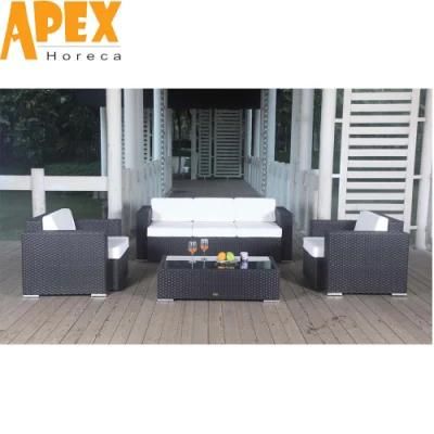 Modern Outdoor Patio Rattan Garden Furniture Waterproof Fabric Sofa Wholesale