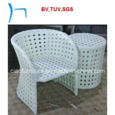 F- Patio Wicker Furniture PE Rattan Coffee Table and Chair