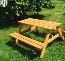 Folding Wooden Outdoor Chair and Table Xg 012