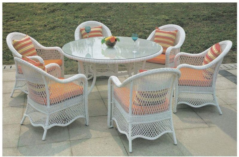Rattan Outdoor Furniture Sets for Garden Coffee Table Chairs, Wicker Garden Furniture Sets with 4PCS Chairs and 1 Table