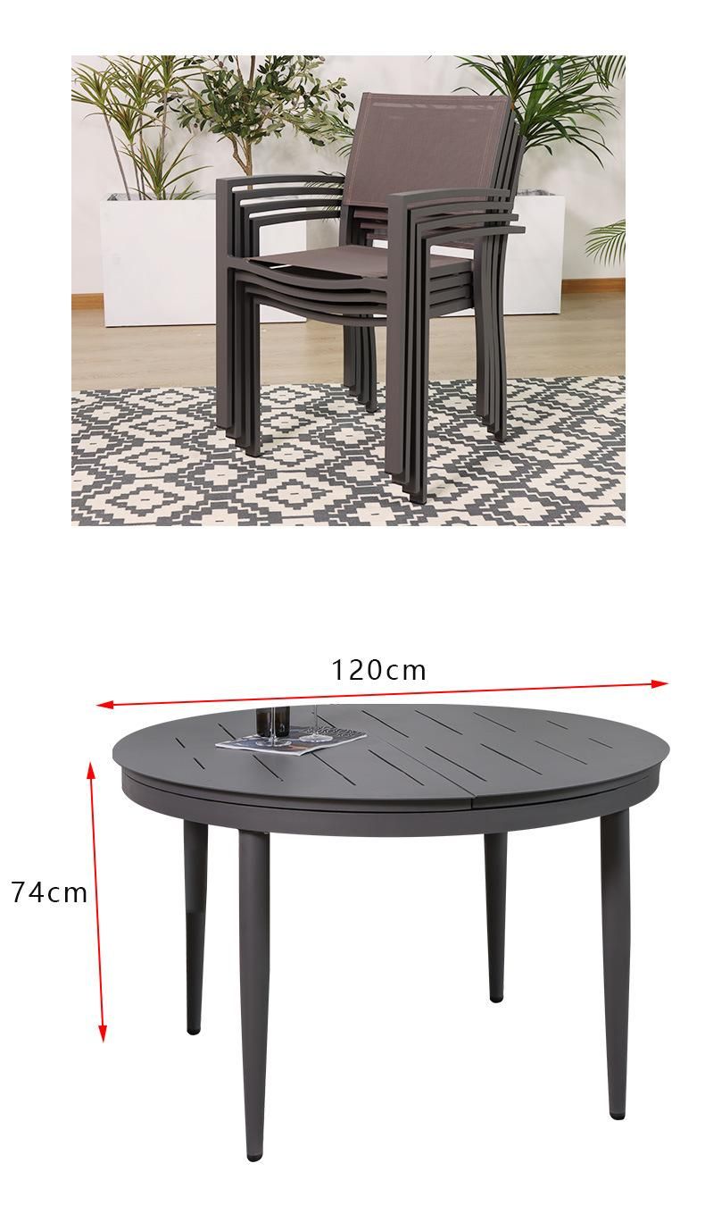 Outdoor Furniture Room Brand or OEM 6 Seater Garden Dining Set