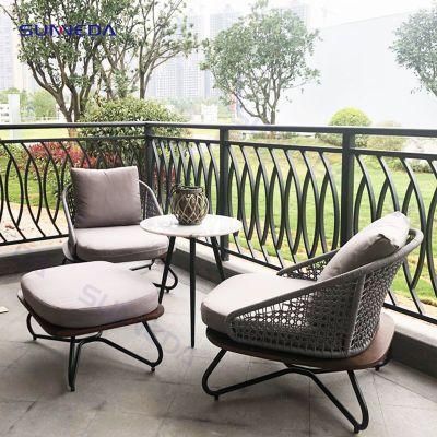 Leisure Waterproof Dining Tables and Chairs Set for Parks, Villas, Balconies, Pavilions