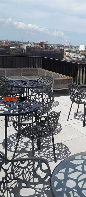 China Metal Alumnium Outdoor Furniture Garden Patio Armchair Chairs