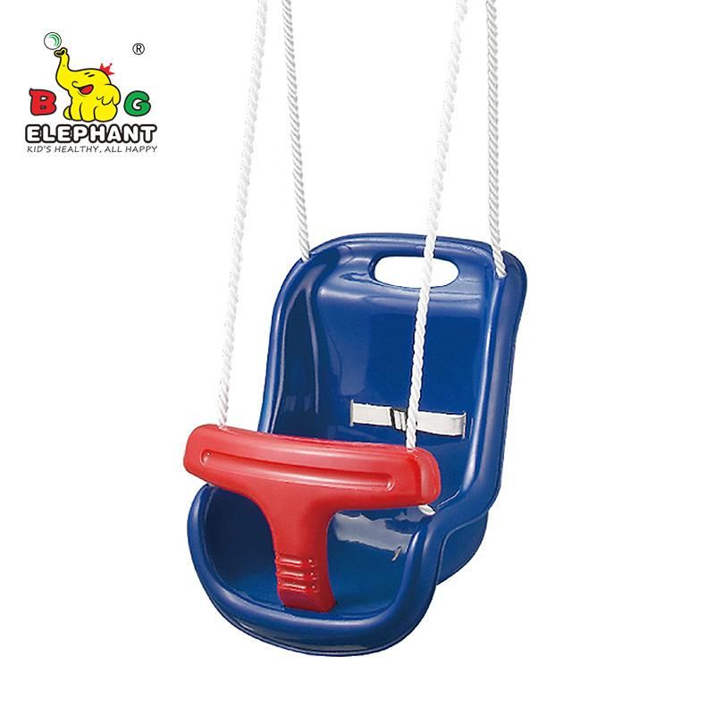 Plastic Modern Plastic Kids Swing Chair with Detachable Baffle