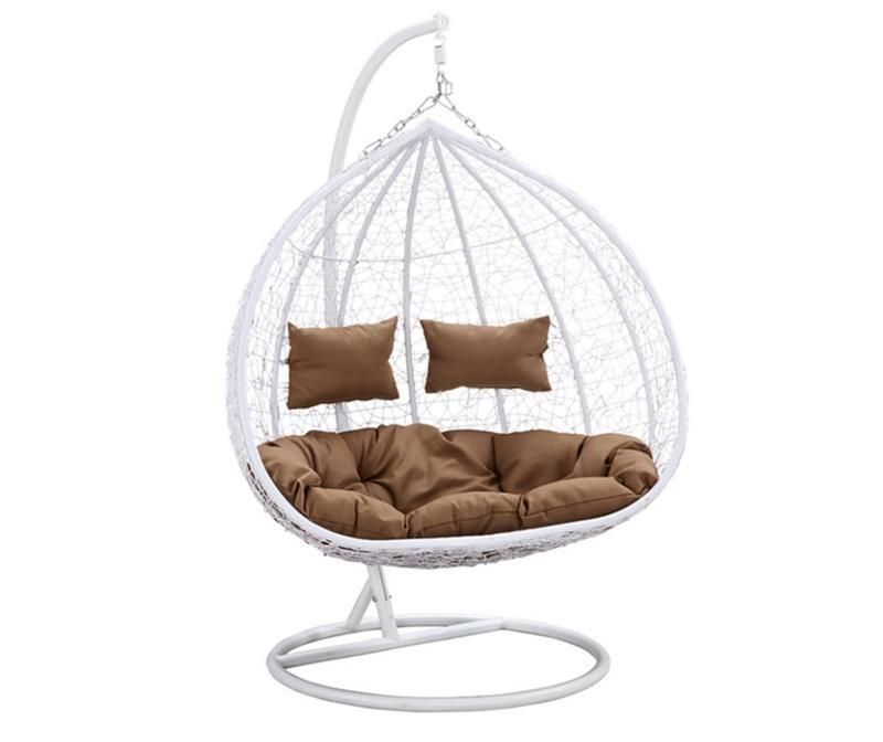 Outsoor Leisure PE Modern Rattan Hanging Wicker Garden Swing Chair